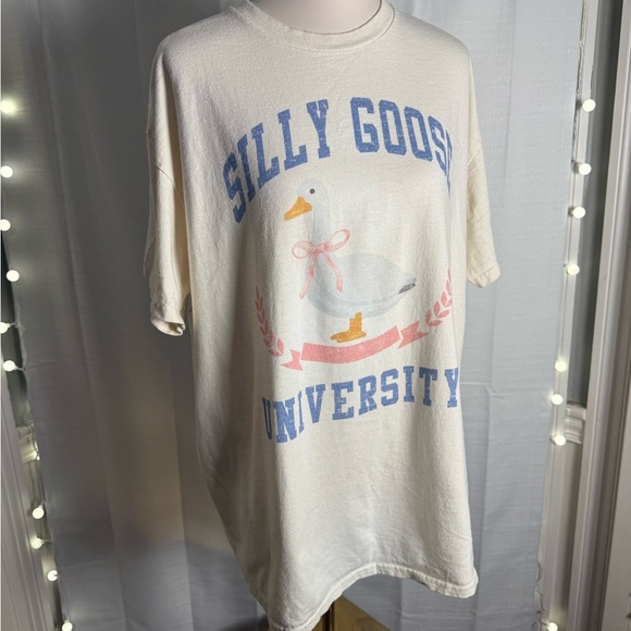Cream Collegiate Short Sleeve Tee - Picture 7 of 7